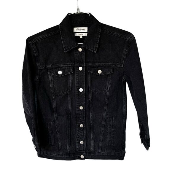 Madewell The Oversized Jean Jacket in Lunar Wash XS - Picture 4 of 8